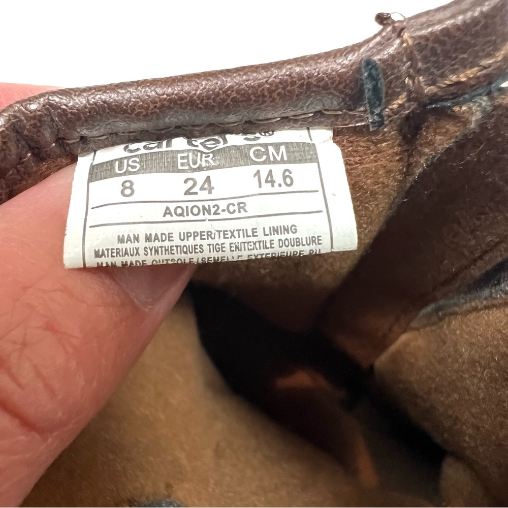 Carters Girls Buckle Riding Boots Sz 8 - Picture 9 of 11
